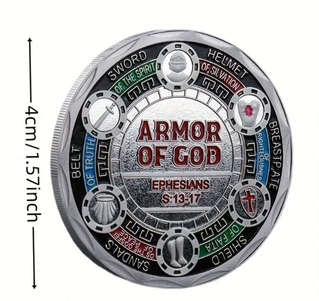 Armor of God  Commemorative Coin.  " Pray Always " New in Capsule.