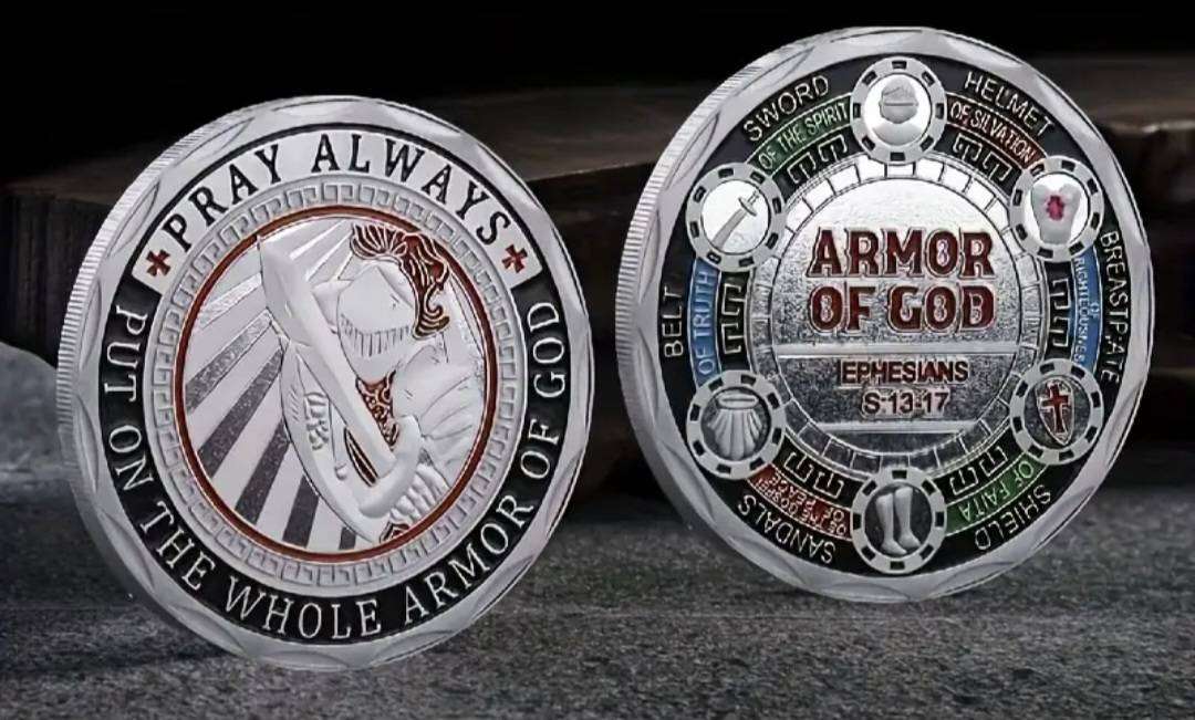 Armor of God  Commemorative Coin.  " Pray Always " New in Capsule.