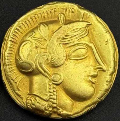 Ancient Greek Roman Goddess of Wisdom Coin in Protective Box  New  G no2