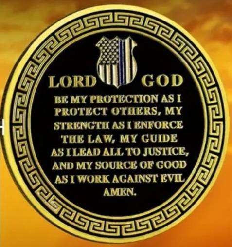 Saint Michael Police Protective Commemorative Coin "Justice & Glory  New in Capsule.