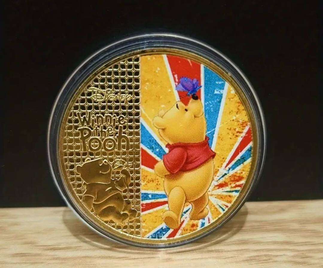 Disney 5.pcs Winnie the Pooh characters Commemorative coin Set New in Capsules