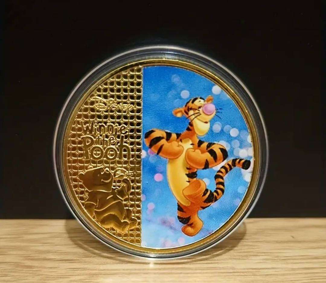 Disney 5.pcs Winnie the Pooh characters Commemorative coin Set New in Capsules