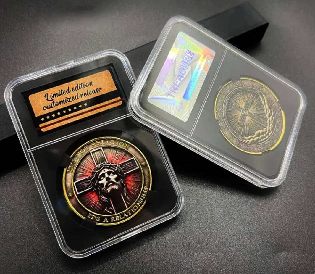 Walking with the Lord 'Limited Edition ' Religious Coin in Protective Case.