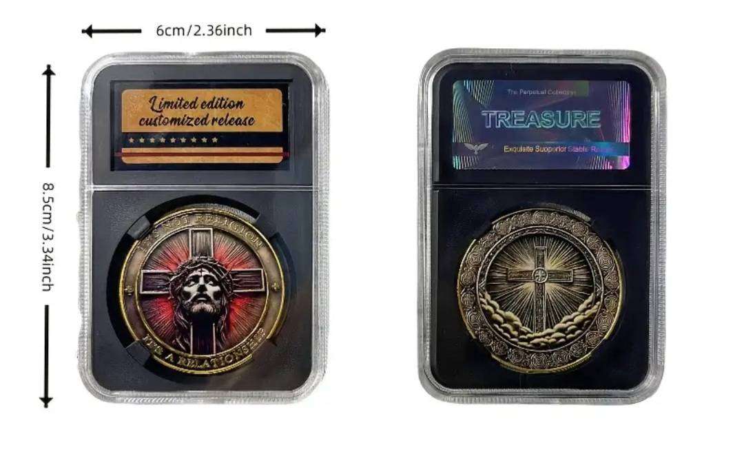 Walking with the Lord 'Limited Edition ' Religious Coin in Protective Case.
