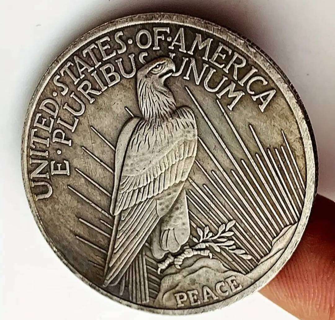 1936 Skull Commemorative coin New Crown size coin.