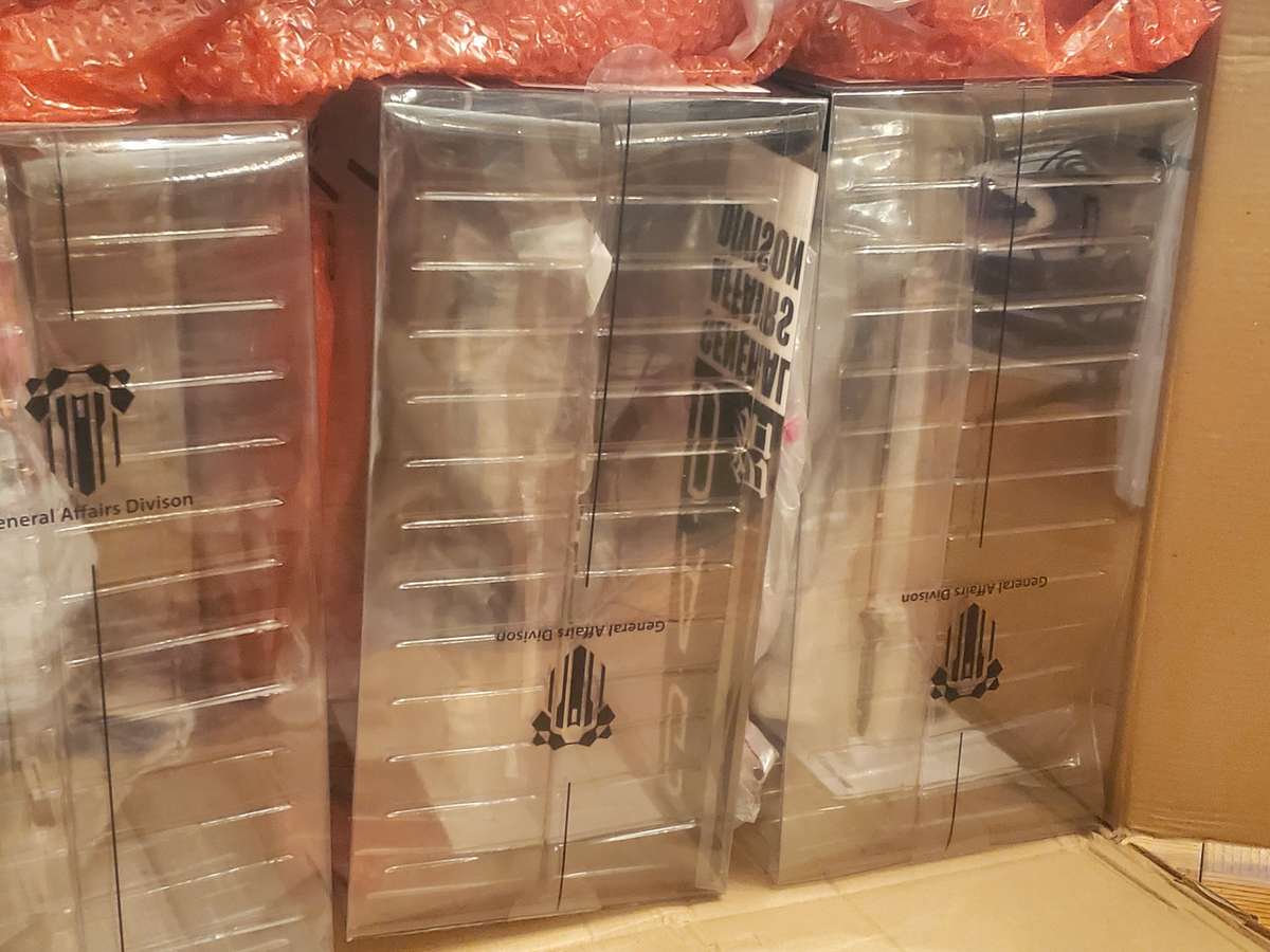 Myethos GAD figures, complete set of three (unopened)