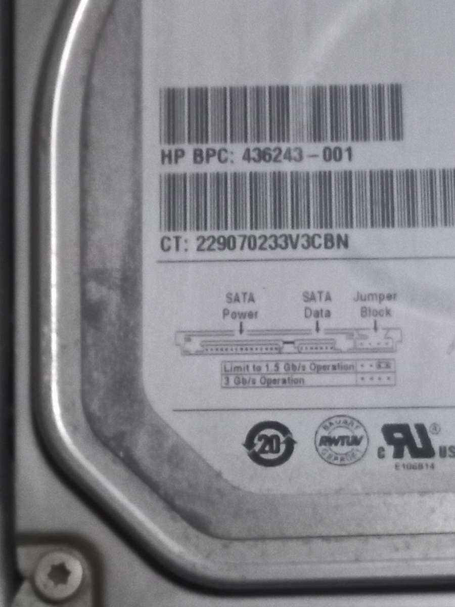 Seagate Barracuda 160 gigabyte hard drive