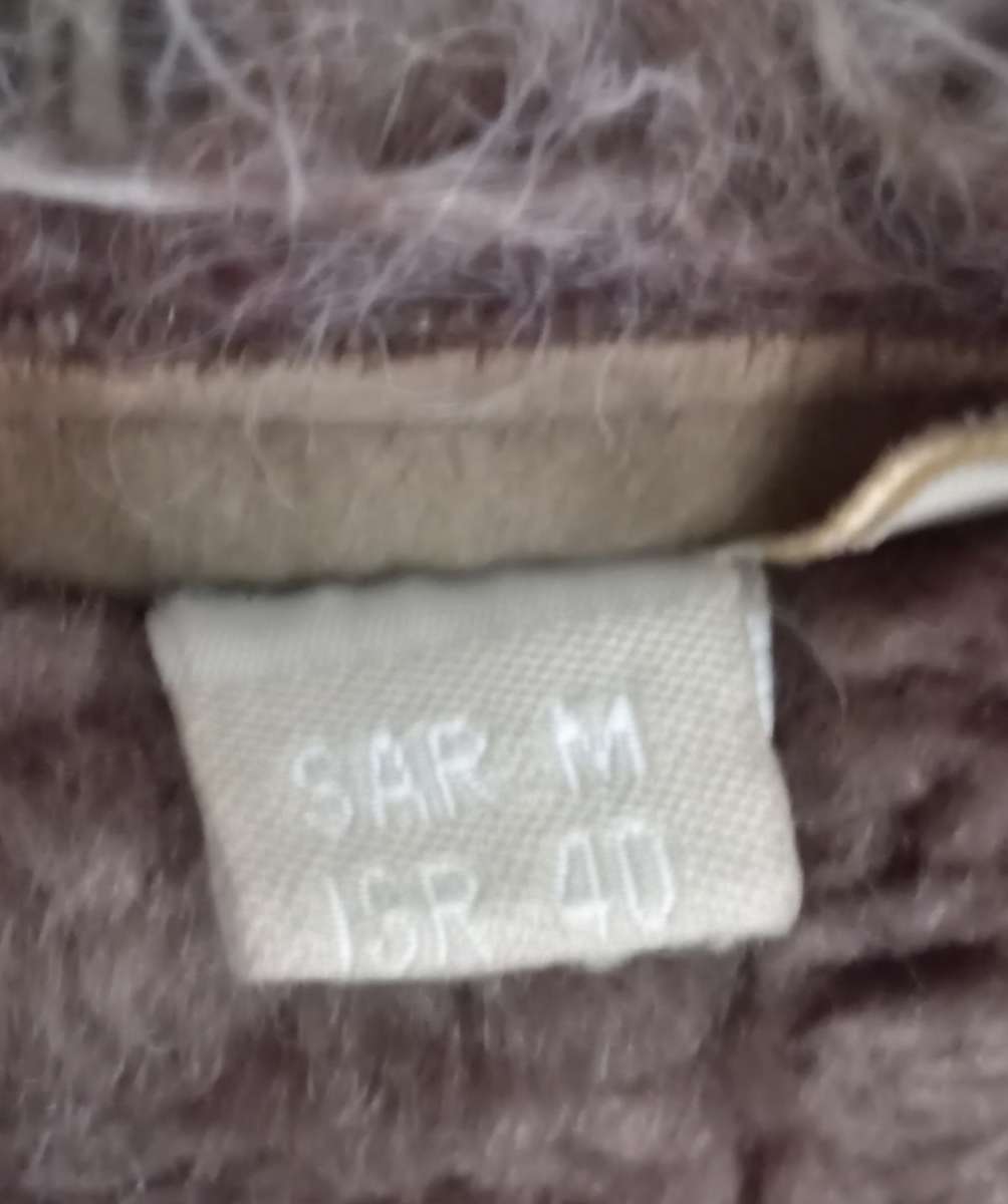 Fake fur faux winter jacket