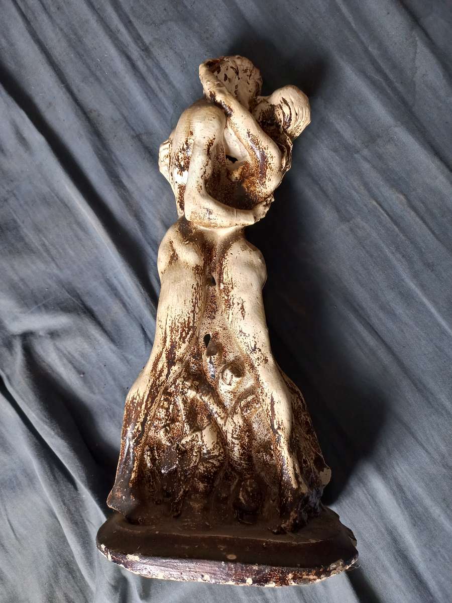 Kissing couple ornament