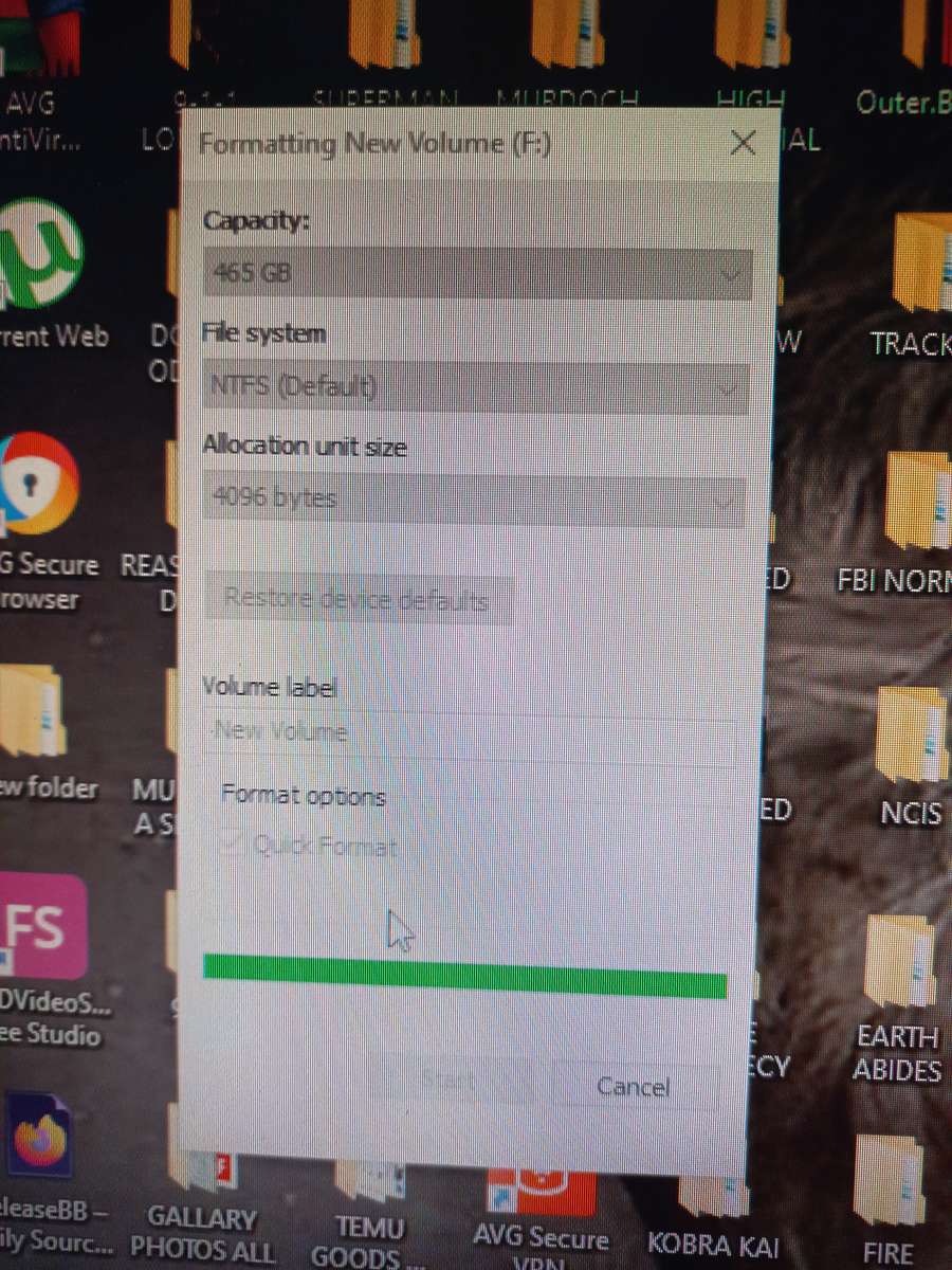 ATA 500GB external drive