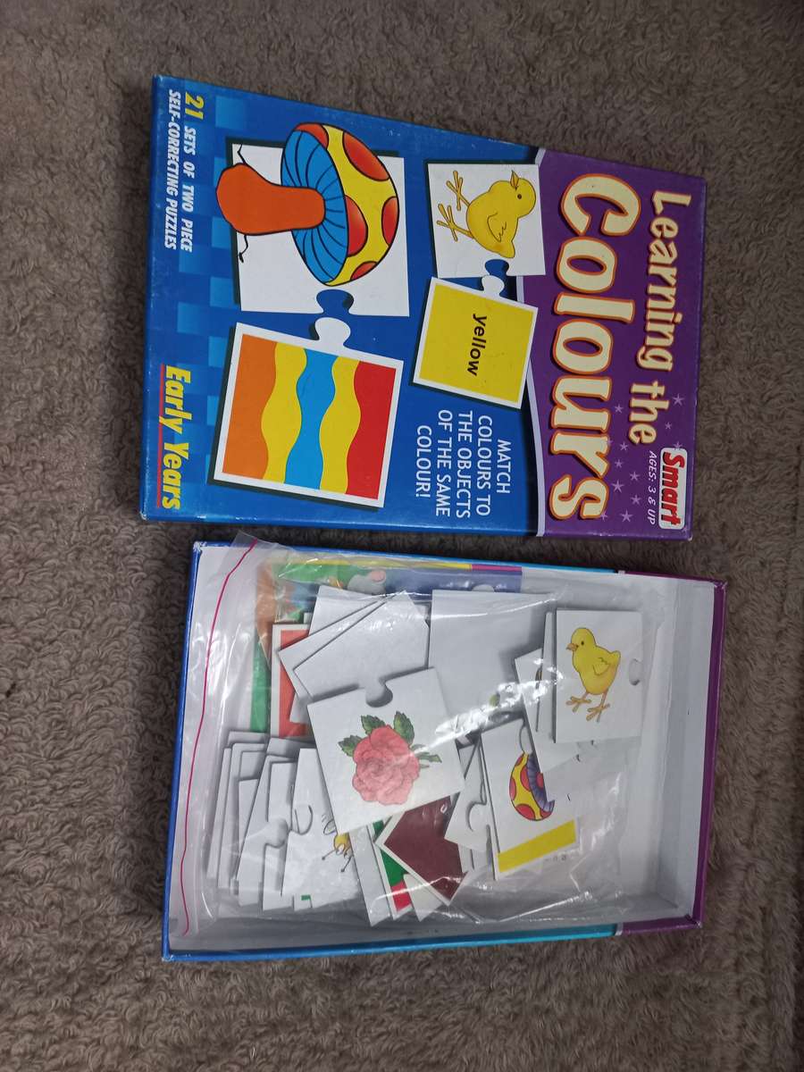 Lot of 4 educational puzzles