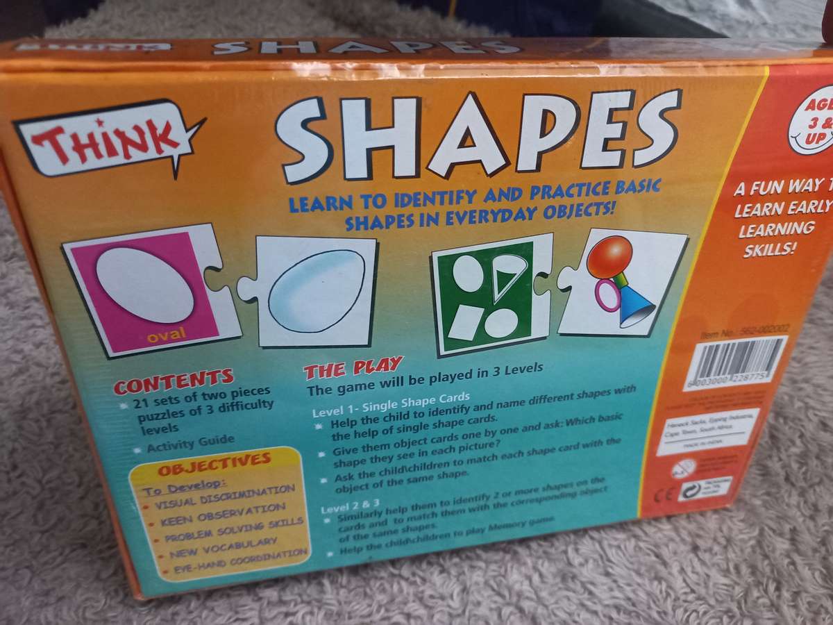 Lot of 4 educational puzzles