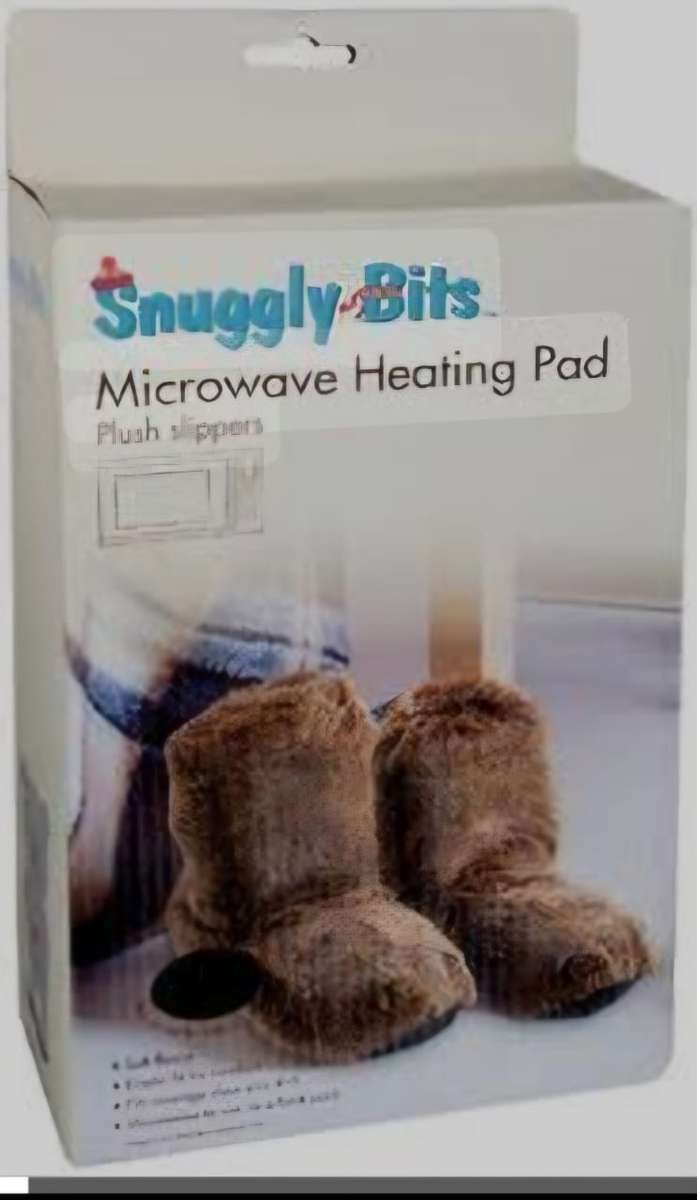 Snuggly bits microwave slippers