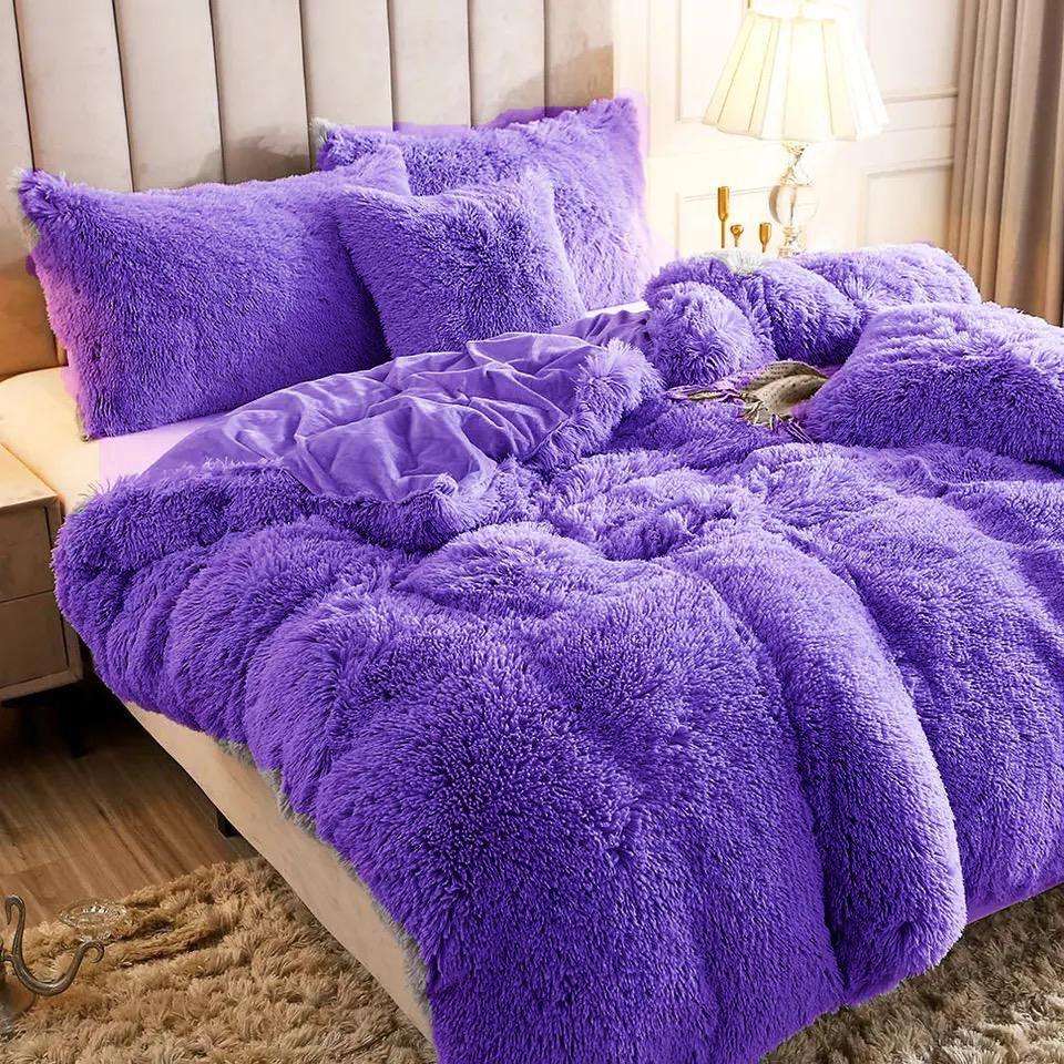 5 Piece Fluffy Tie Dye Comforter