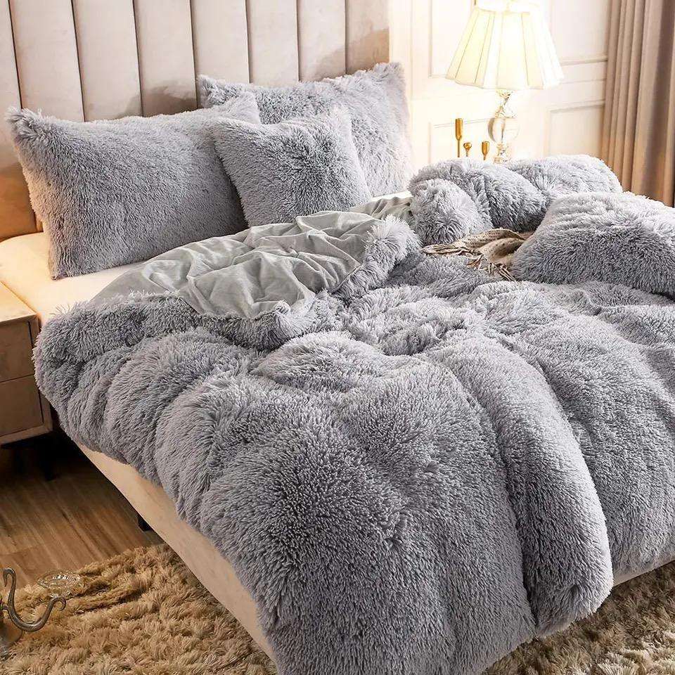 5 Piece Fluffy Tie Dye Comforter
