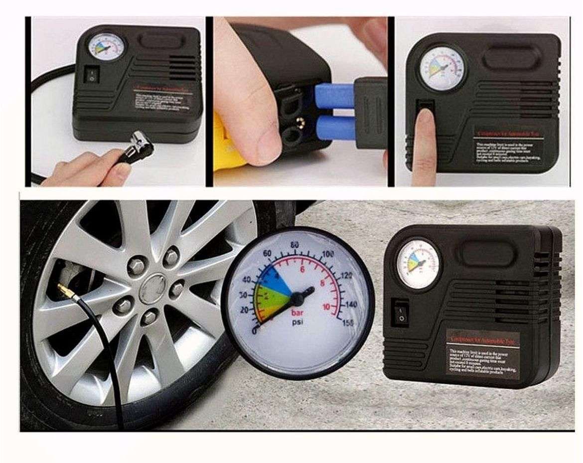CAR JUMP STARTER + TYRE INFLATOR EMERGENCY KIT