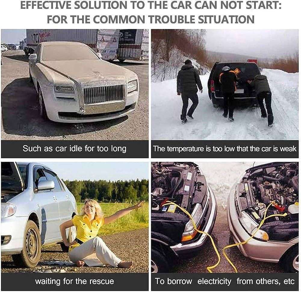 CAR JUMP STARTER + TYRE INFLATOR EMERGENCY KIT