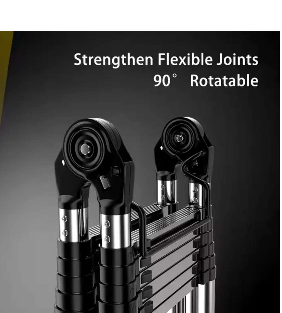 Multipurpose A-Frame Foldable Extension Telescopic Ladder 3.3M