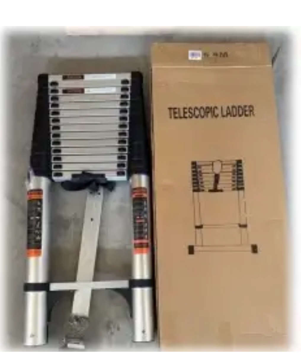 5.8M Telescopic Ladder Aluminum Alloy Foldable Extension Ladder