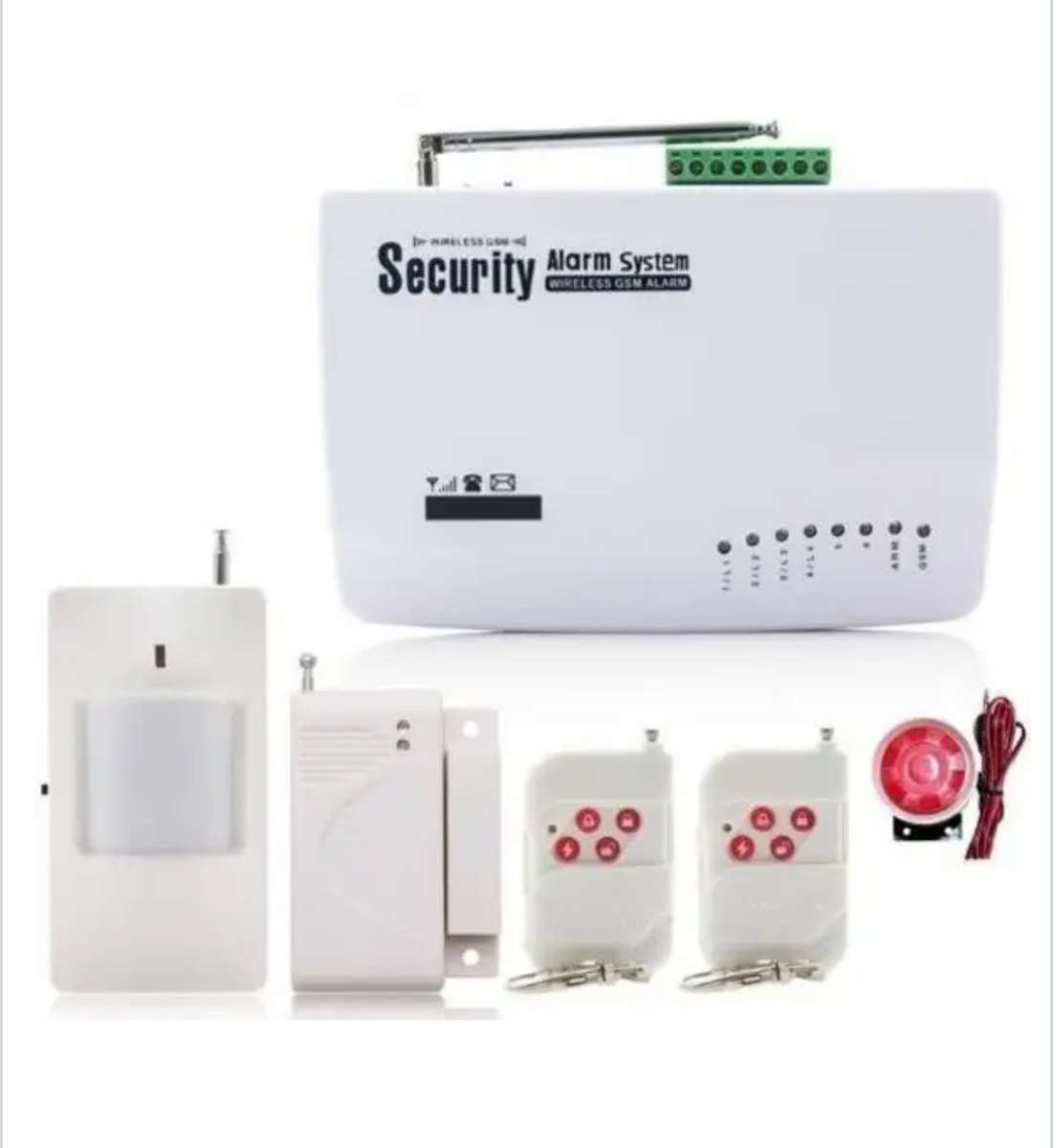 Wireless GSM Alarm System - Includes 4x Wireless PIR SensorWireless