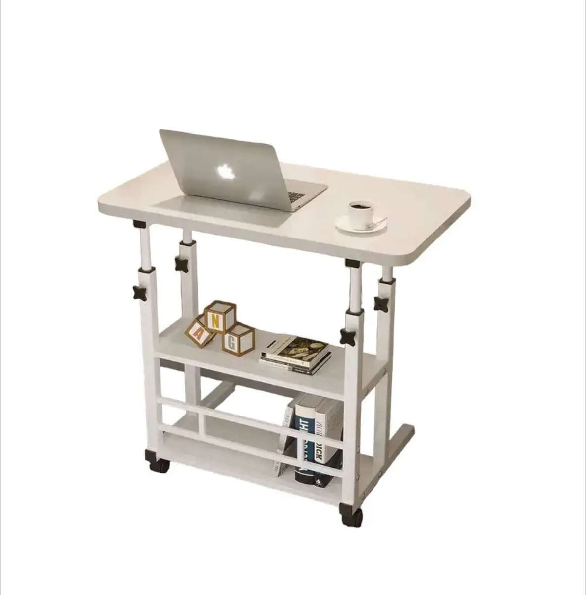 LAPTOP DESK WITH 2 SHELVES