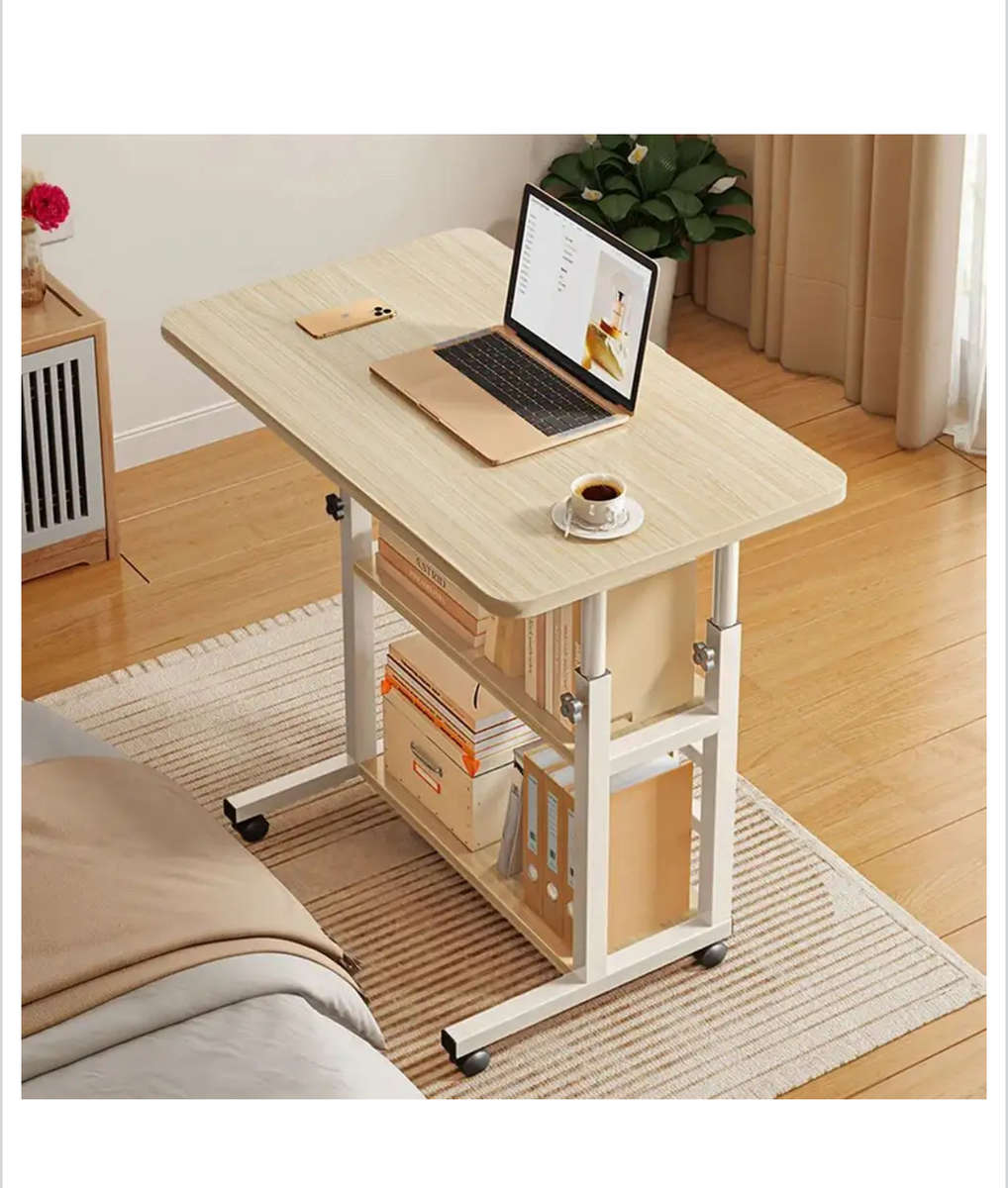 LAPTOP DESK WITH 2 SHELVES