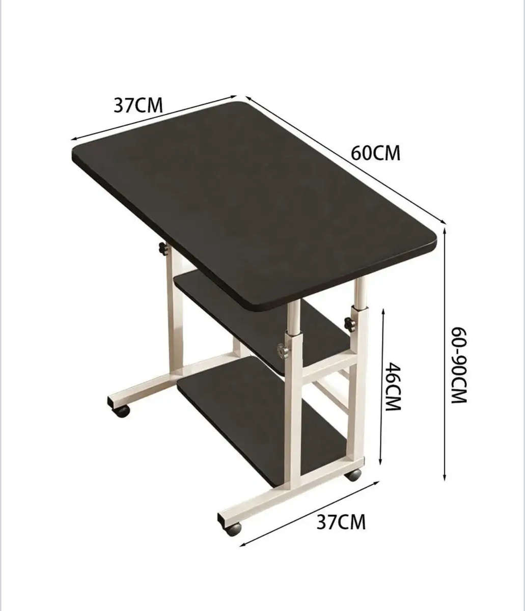 LAPTOP DESK WITH 2 SHELVES