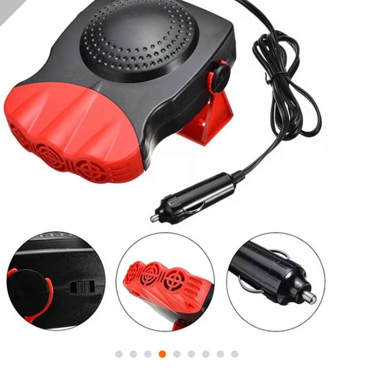 12V 200W Hot And Cold Fan For Vehicles