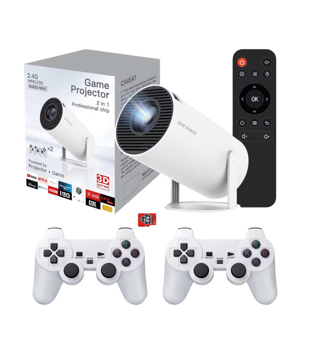 CLASSIC ARCADE GAME 4K LCD PROJECTOR