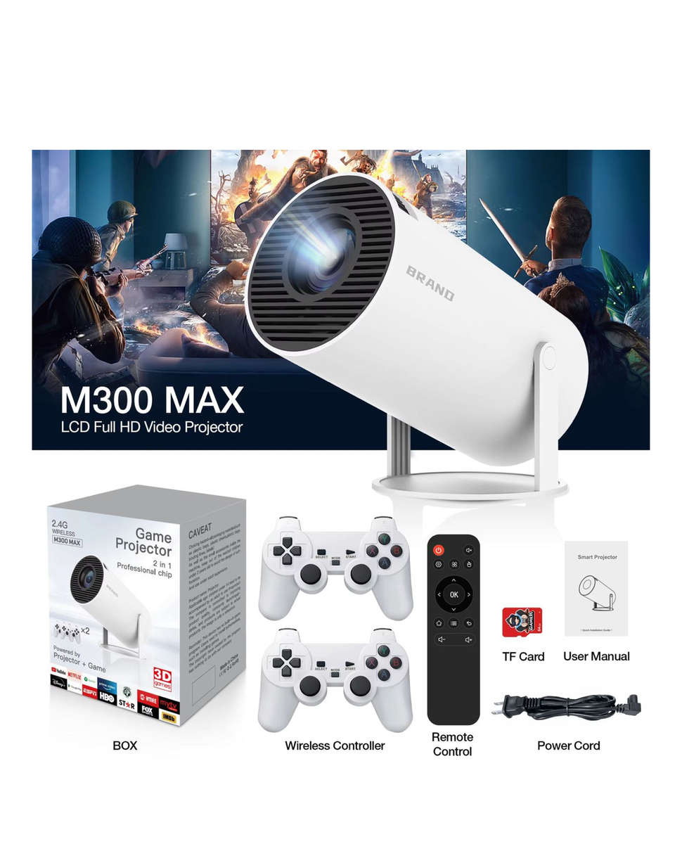 CLASSIC ARCADE GAME 4K LCD PROJECTOR