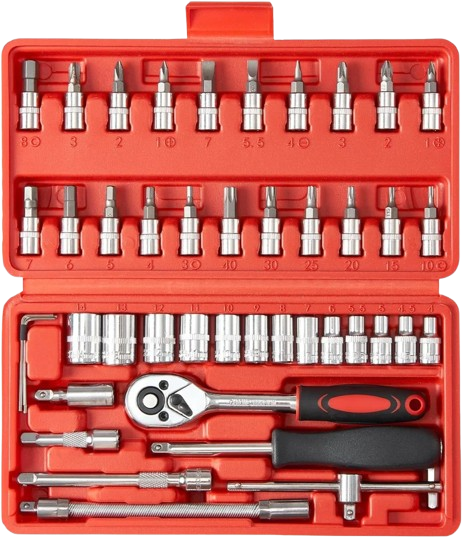 46PCS Set of Car Repair Socket Wrench Tool AD-120