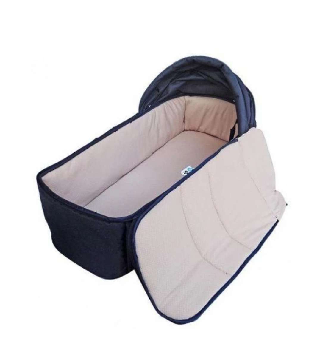Baby Portable Transporter Carry Cot - Navy Blue
