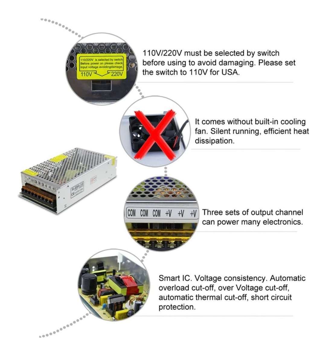 DC 12V 20A 240W Power supplies