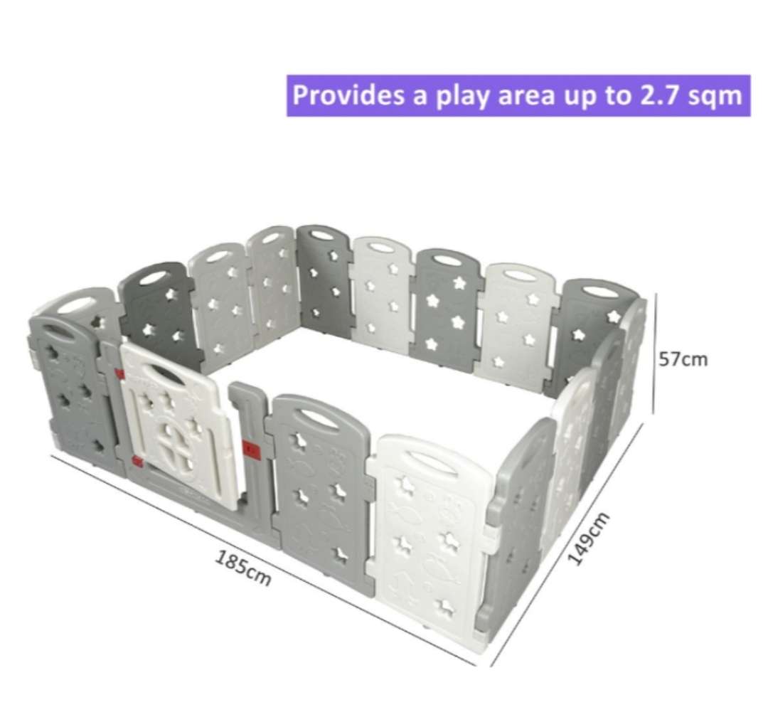 Large Baby Playpen Activity Center 17 Pieces Set