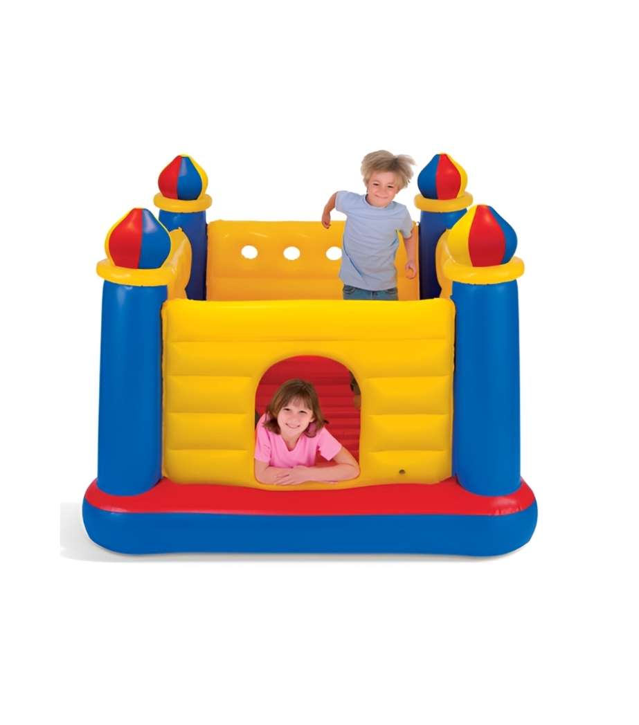 Multi-Color Inflatable Jumping Castle for Kids' Indoor and Outdoor Fun