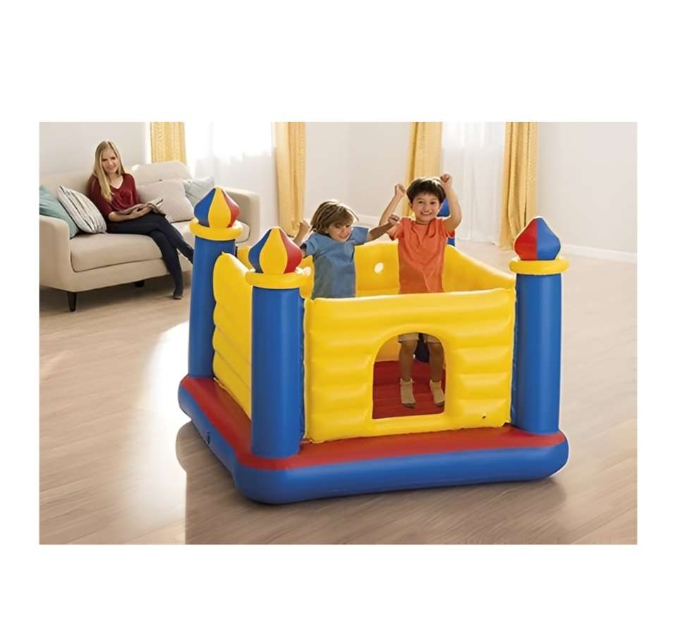 Multi-Color Inflatable Jumping Castle for Kids' Indoor and Outdoor Fun