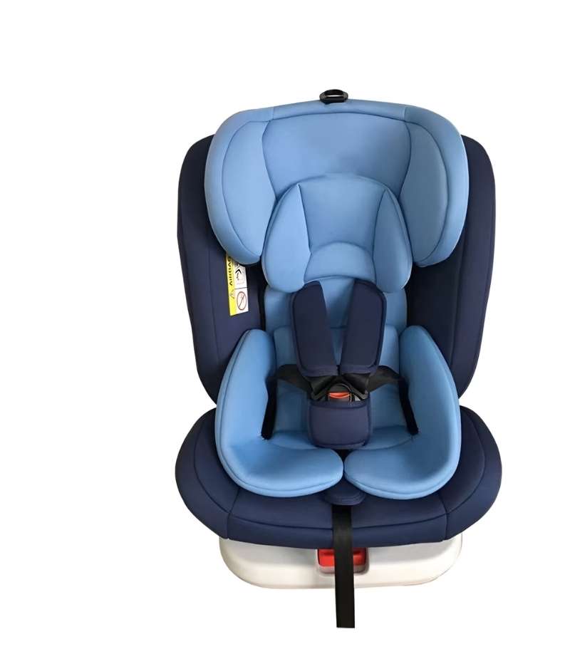 360-Degree Rotating Portable Baby Car Seat with Adjustable Recline