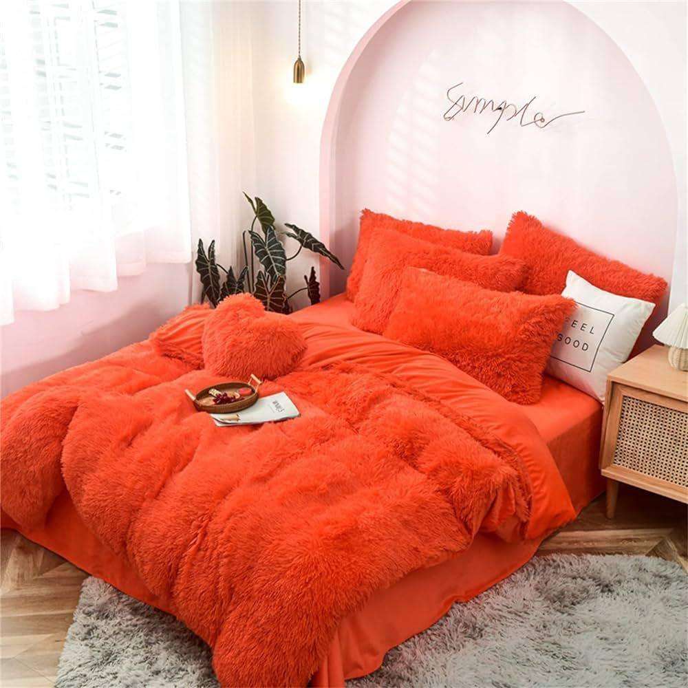 5 Piece Fluffy Tie Dye Comforter