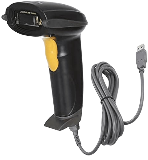 Handheld Laser Barcode Scanner USB 2.0 Wired