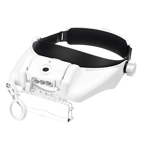 3 LED Helmet Magnifier