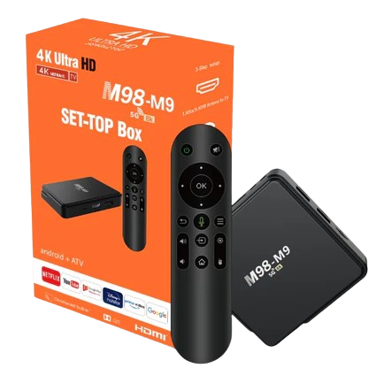 M98 Pro 2 + 16 Bluetooth Voice Remote Control ATV Google