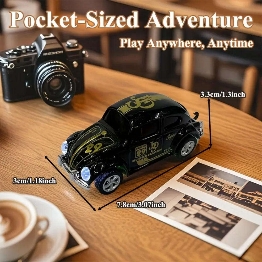 RC Mini Alloy Remote Control Classical Model Car Three-Speed Speed Adjustment 1:64 scale