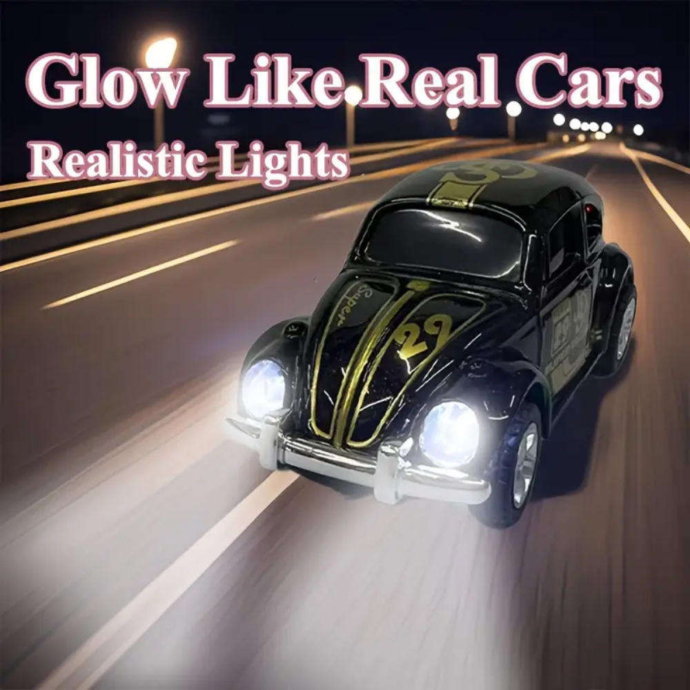 RC Mini Alloy Remote Control Classical Model Car Three-Speed Speed Adjustment 1:64 scale