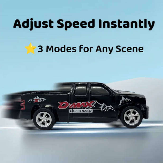 1:64 Alloy Mini RC Car | 2.4G Anti-Interference Multi-Car Racing & 3-Speed Control