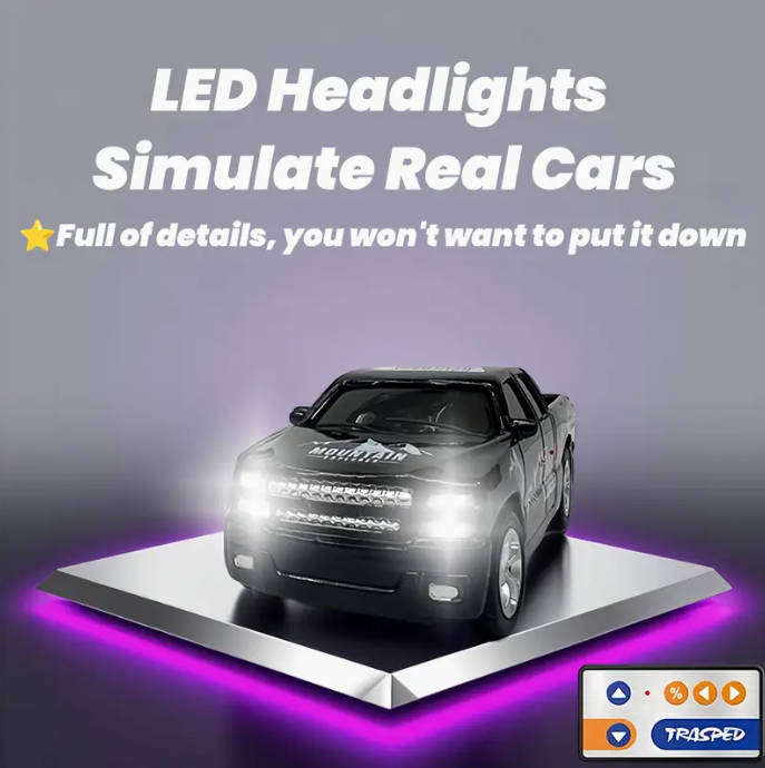 1:64 Alloy Mini RC Car | 2.4G Anti-Interference Multi-Car Racing & 3-Speed Control