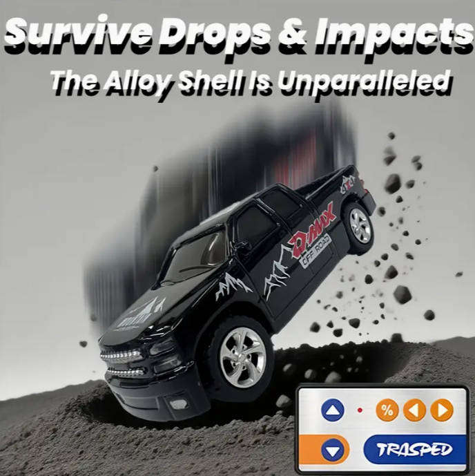 1:64 Alloy Mini RC Car | 2.4G Anti-Interference Multi-Car Racing & 3-Speed Control