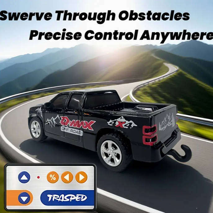 1:64 Alloy Mini RC Car | 2.4G Anti-Interference Multi-Car Racing & 3-Speed Control