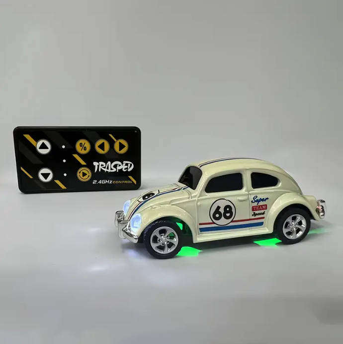 RC Mini Alloy Remote Control Classical Model Car Three-Speed Speed Adjustment