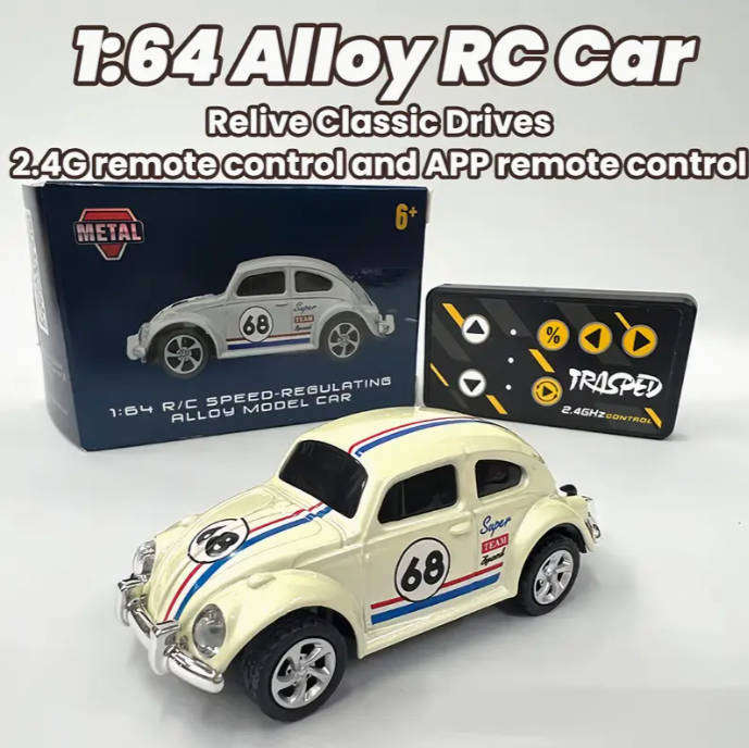 RC Mini Alloy Remote Control Classical Model Car Three-Speed Speed Adjustment