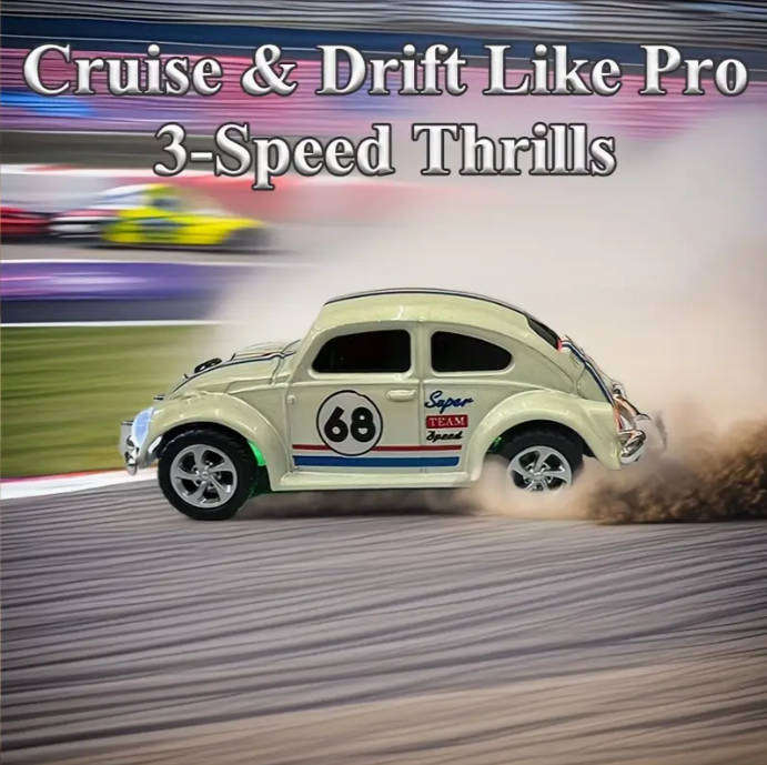 RC Mini Alloy Remote Control Classical Model Car Three-Speed Speed Adjustment